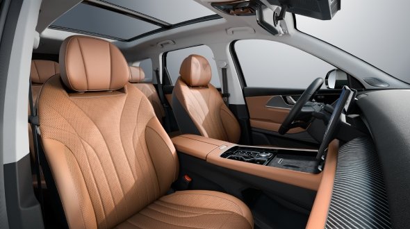 Chery TIGGO 9 PLUG-IN HYBRID  Темно-коричневий інтер’єр